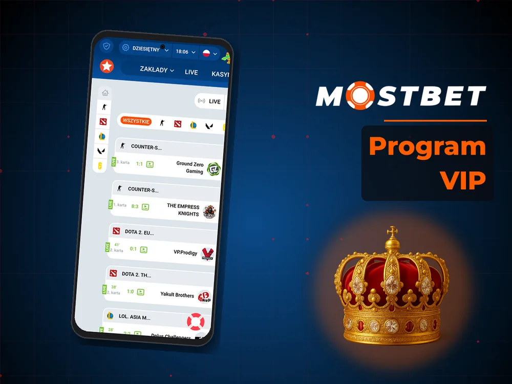 mostbet - Program VIP