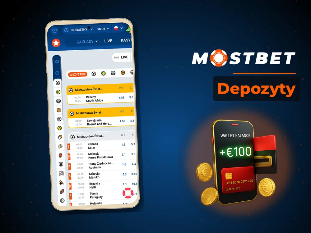 mostbet - Depozyty