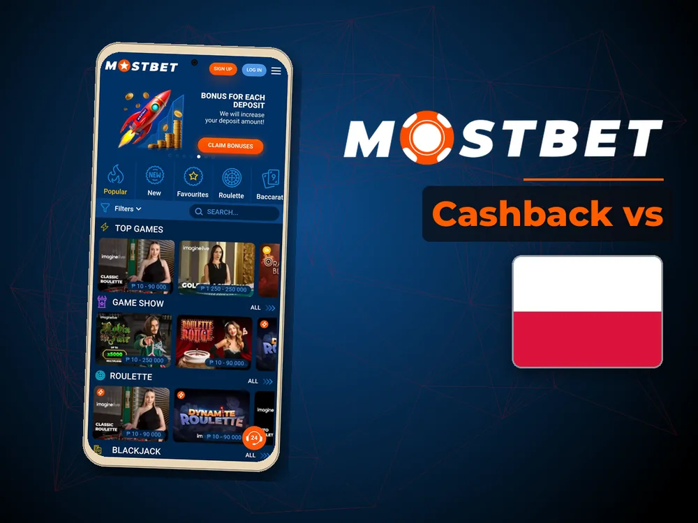 mostbet - Cashback vs