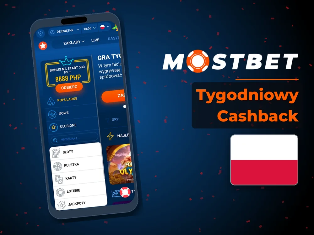 mostbet - Tygodniowy Cashback