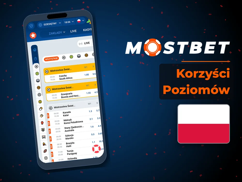 mostbet - Korzyści Poziomów