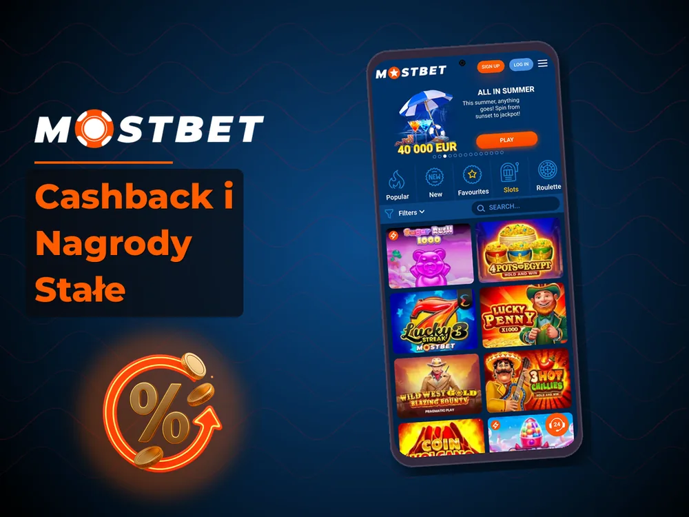 mostbet - Cashback i Nagrody Stałe